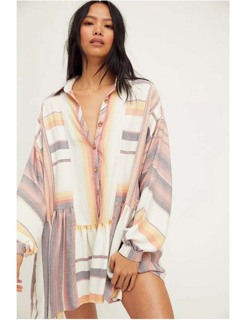 Free People Sunset Shirtdress